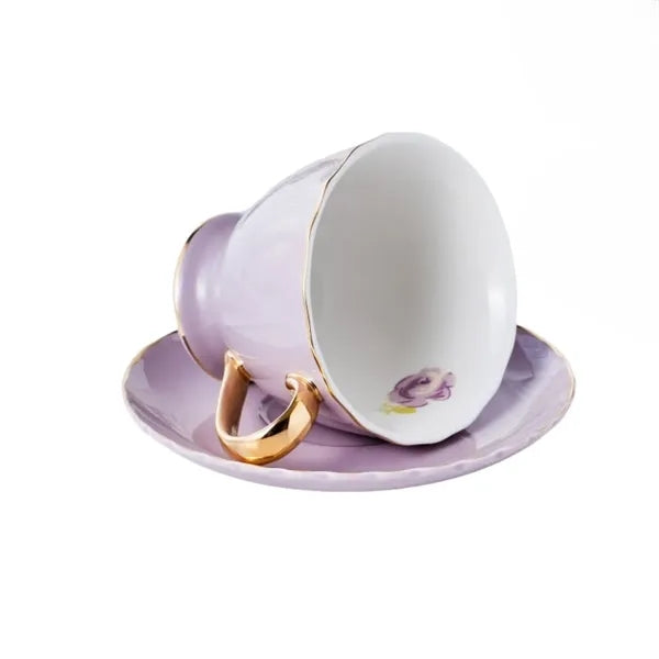 2.7 Oz. Coffee Cup Set w/ Saucer and Spoon