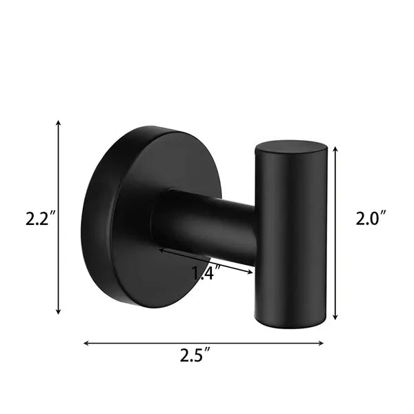 Stainless Steel Wall Hook 2 Pcs