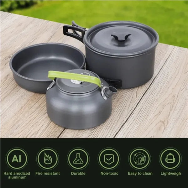 Camping Cooking Set for Backpacking
