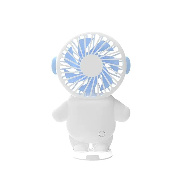 300 mAh Chargeable Cartoon Spaceman Handheld Fan