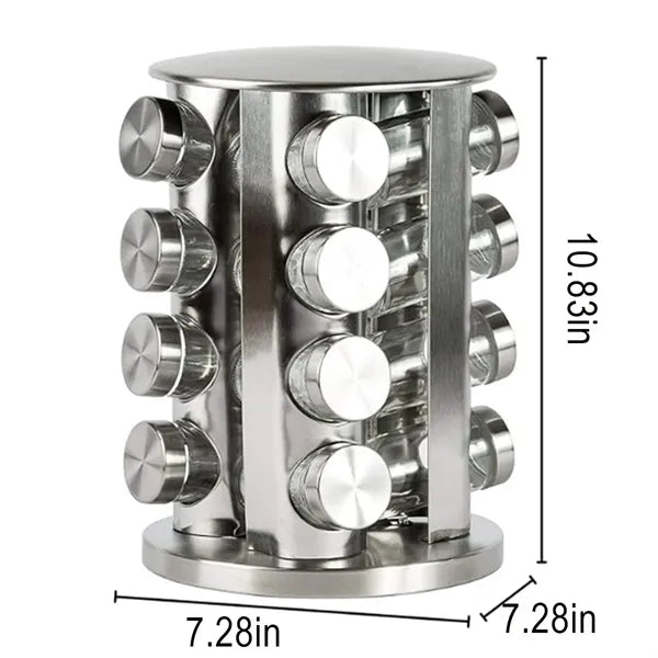 Rotating Tabletop Spice Rack