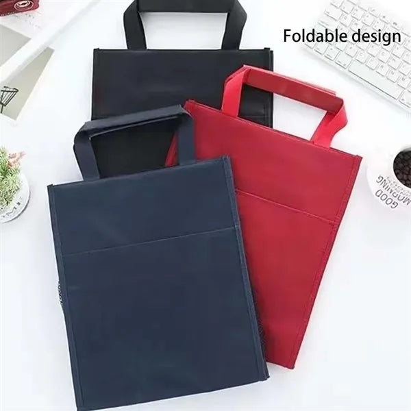 Oxford waterproof versatile file tote bag with sturdy handle