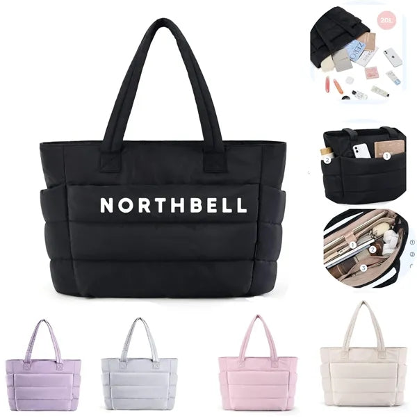 Lightweight Puffy Tote Bag