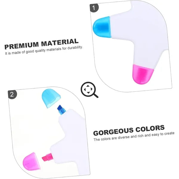 Star Shape Fluorescent Pen Highlight Markers