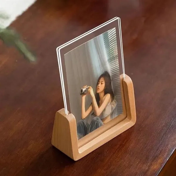 6 Inch Photo Frame Display Wood Stand