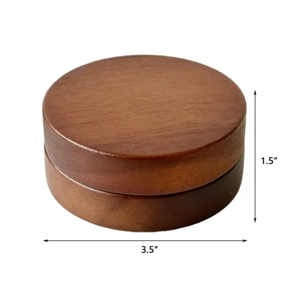 Wooden Ashtray with Lid Cigarette Butt Storage