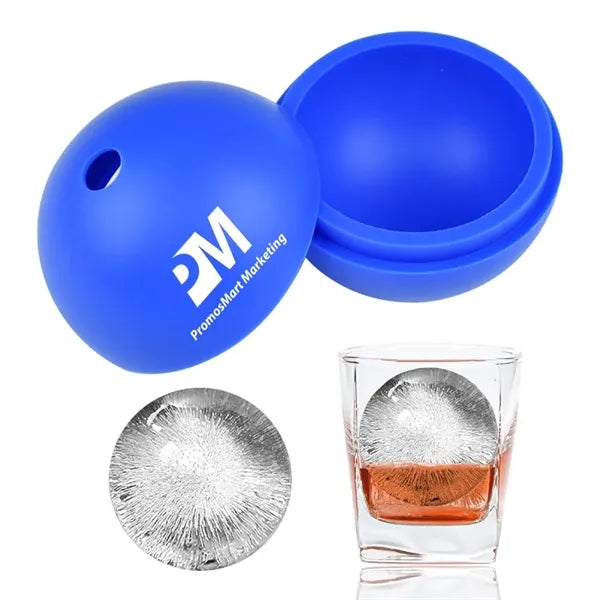 Single Ice Ball Mold Silicone Whiskey Ice Cube Tray