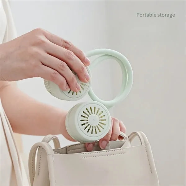 Bladeless Neck Fan with 360 Rotation