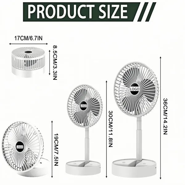 Portable Foldable Fan with 3 SpeedsLife
