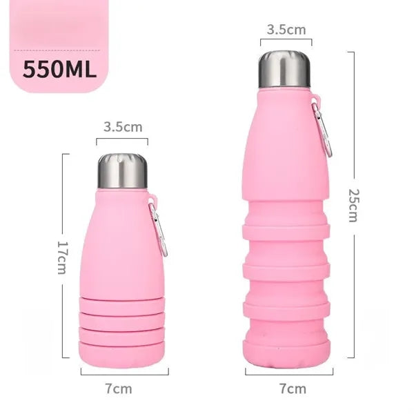 Portable & Eco-Friendly Collapsible Silicone Water Bottle