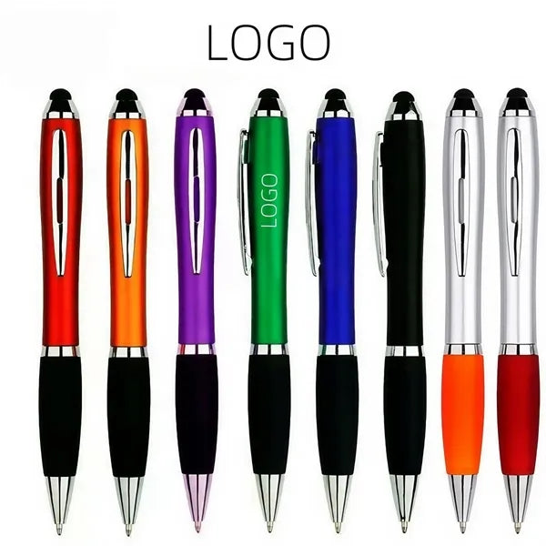 Retractable Ballpoint Pen with Stylus tip for Touch Screens