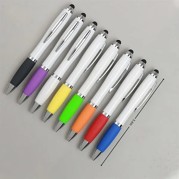 Retractable Ballpoint Pen with Stylus tip for Touch Screens