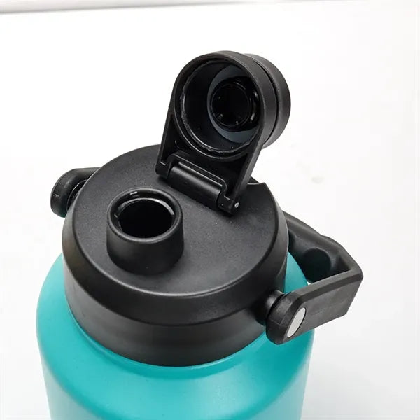 64oz Vacuum Insulated Water Bottle Half Gallon Jug W/ Handle