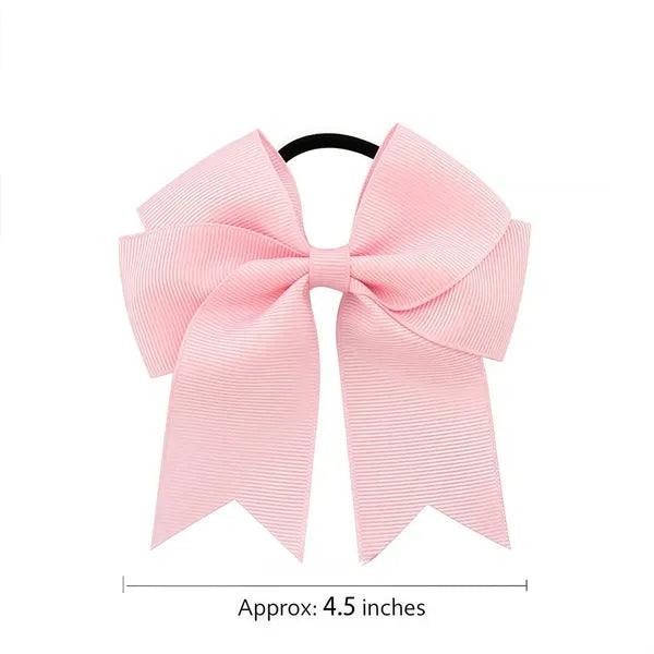 4.5 inch Large Cheerleader Elastic Hair Tie Bands