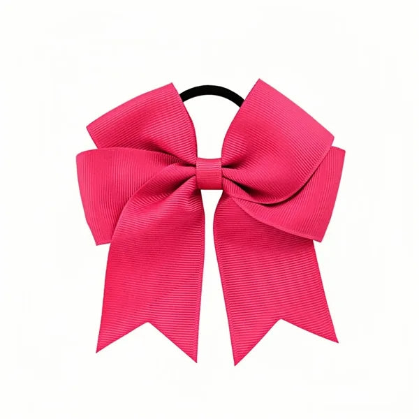 4.5 inch Large Cheerleader Elastic Hair Tie Bands