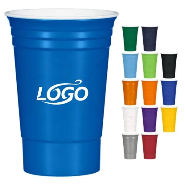 16oz Disposable Plastic Stadium Cup