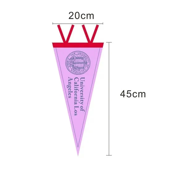 College Style Felt Pennant Banner