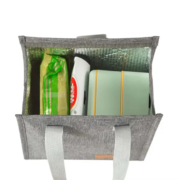 Insulated Oxford Lunch Tote Bag