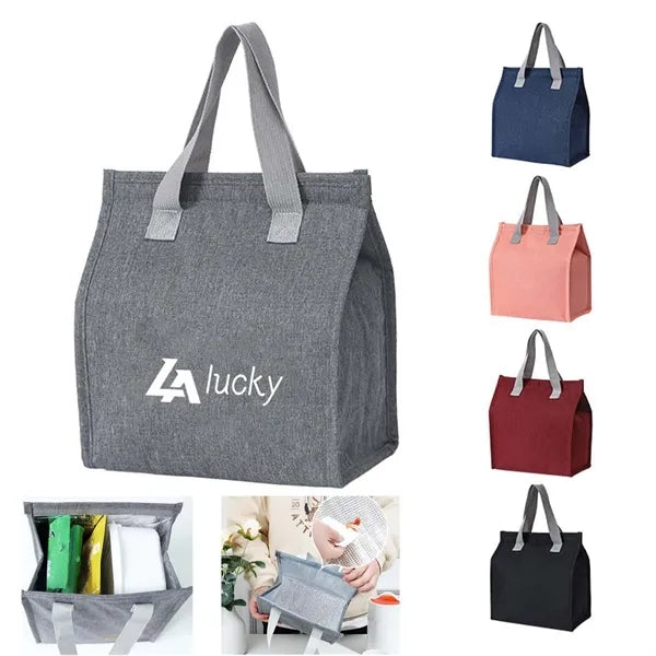 Insulated Oxford Lunch Tote Bag