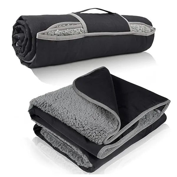 Waterproof Outdoor Blanket with Sherpa Lining