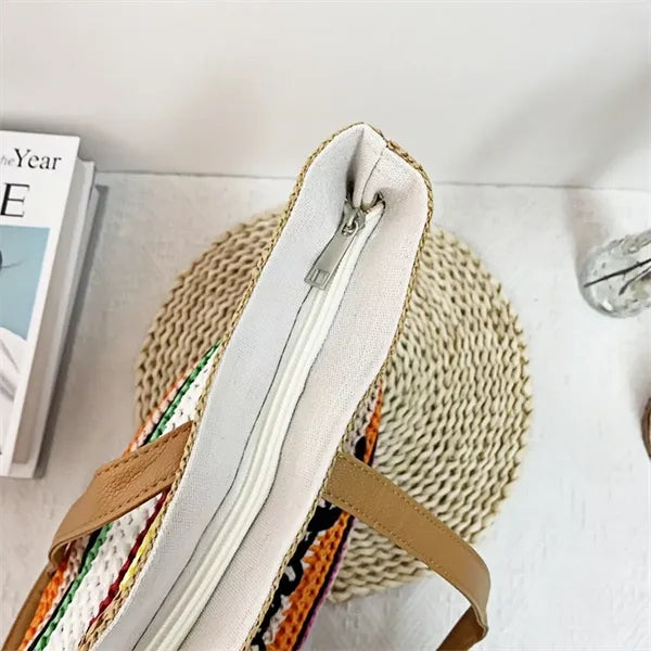 Woven Large Capacity Tote Bag