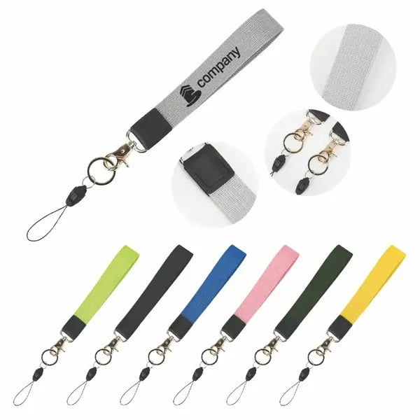1-Inch Polyester Wrist Keychain
