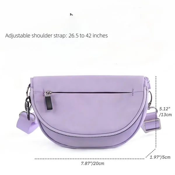 Crescent Bag for Women and Men Fashion Medium Nylon