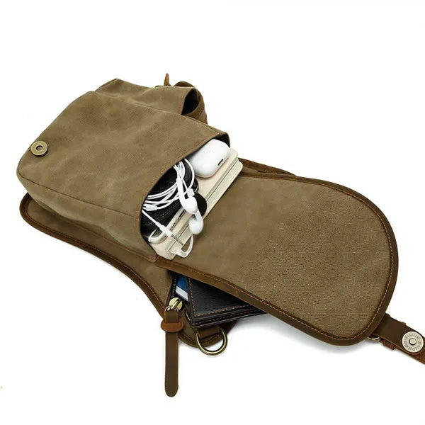 Canvas Drop Leg Bag Tactical Thigh Outdoor Waist Pack
