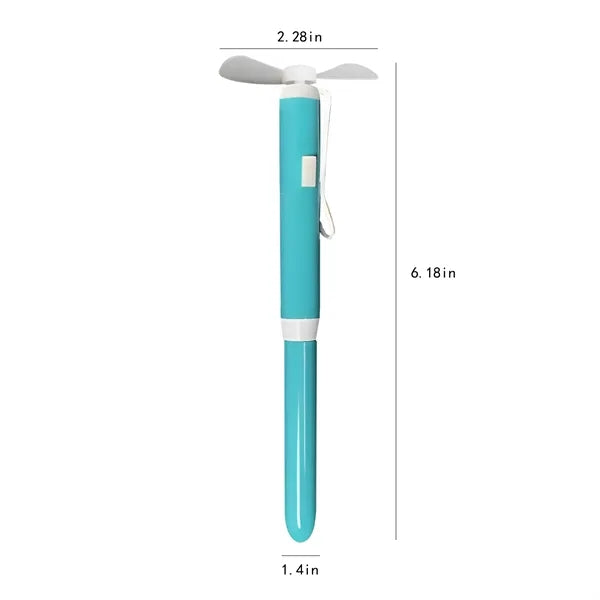 Mini Cooling Fan Ballpoint Pen For Office School