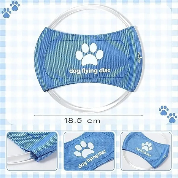 LED Pet Luminous Training Frisbee