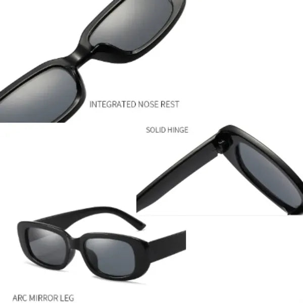 Rectangle Sunglasses for Women Men