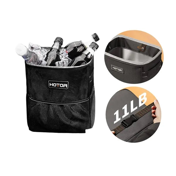 Car Leakproof Waterproof Multi Purpose Trash Can With Lid