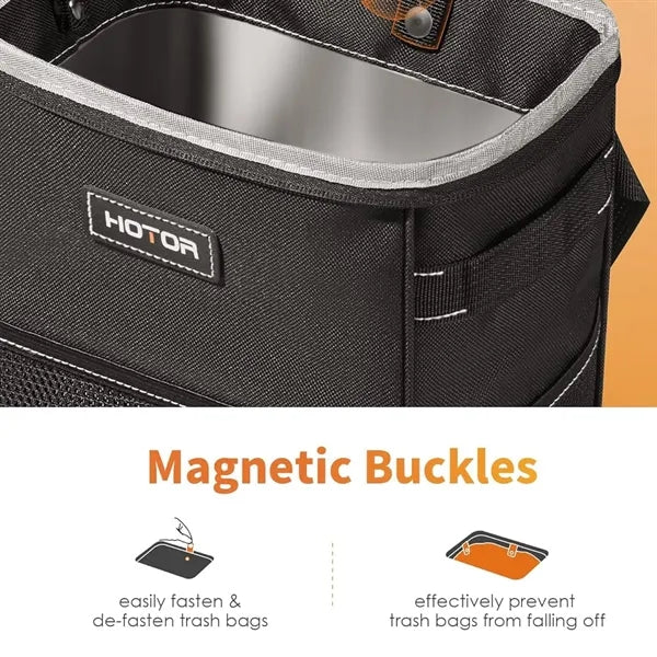 Car Leakproof Waterproof Multi Purpose Trash Can With Lid