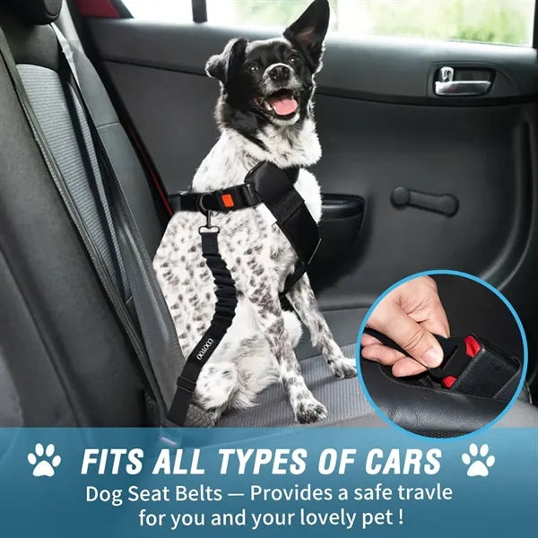 Retractable Heavy Duty Nylon Dog Car Seat Belts