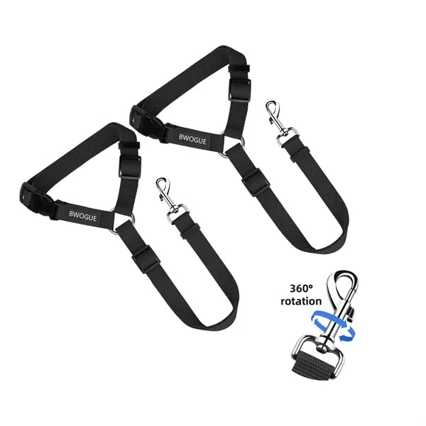 Car Headrest Adjustable Dog Cat Vehicle Safety Leash