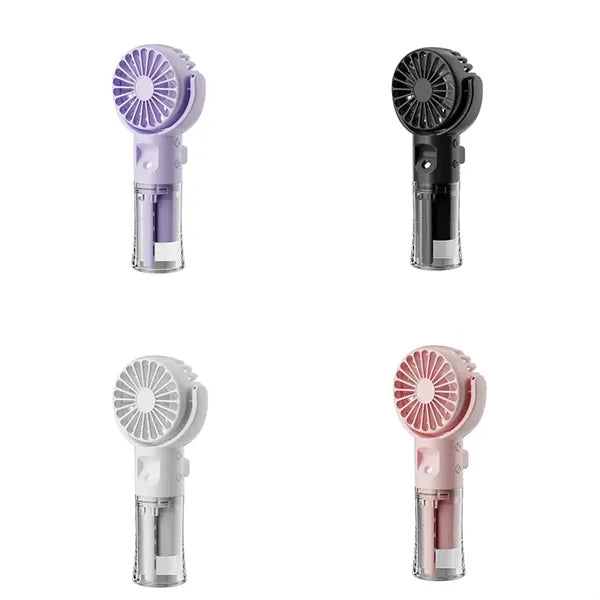 Adjustable Rotating Head ABS Spray Fan W/ Hanging Rope