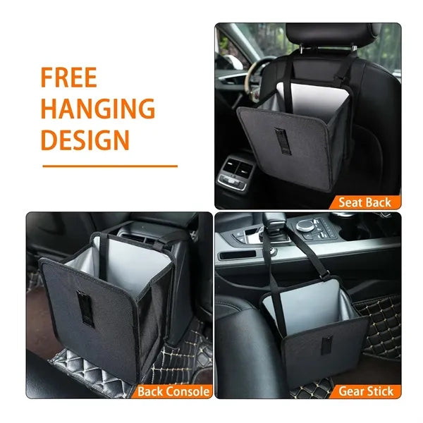 1.85 Gallon Capacity Hanging Car Waterproof Trash Bag