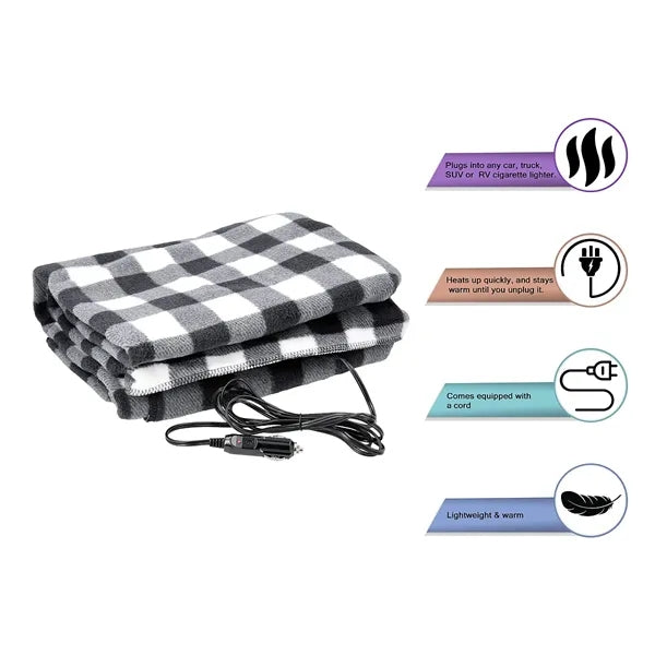 12V Car With Automatic Power-Off Warm Heating Blanket