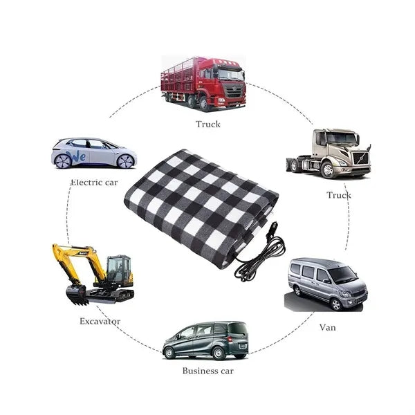 12V Car With Automatic Power-Off Warm Heating Blanket