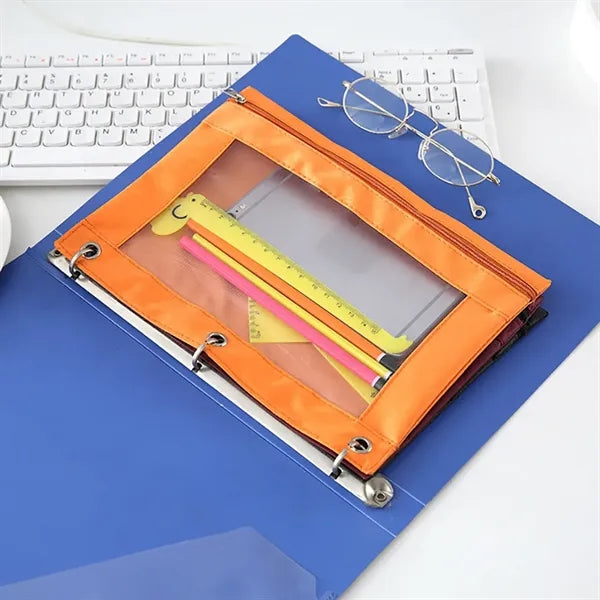 3 Ring Oxford Binder Pencil Bag