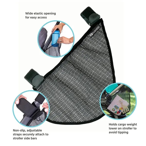 Stroller Hanging Mesh Large Capacity Storage Bag