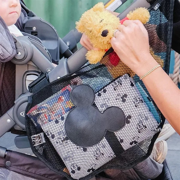 Stroller Hanging Mesh Large Capacity Storage Bag