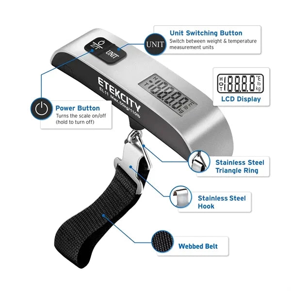 High Precision Digital Portable Heavy Duty Luggage Scale