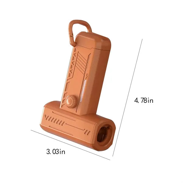 130K RPM Mini Handheld Fan With LED And Adjustable Speed