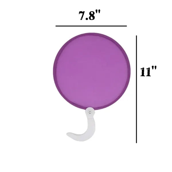8" Custom Full Color Double Sided Foldable Fan Flying Disc