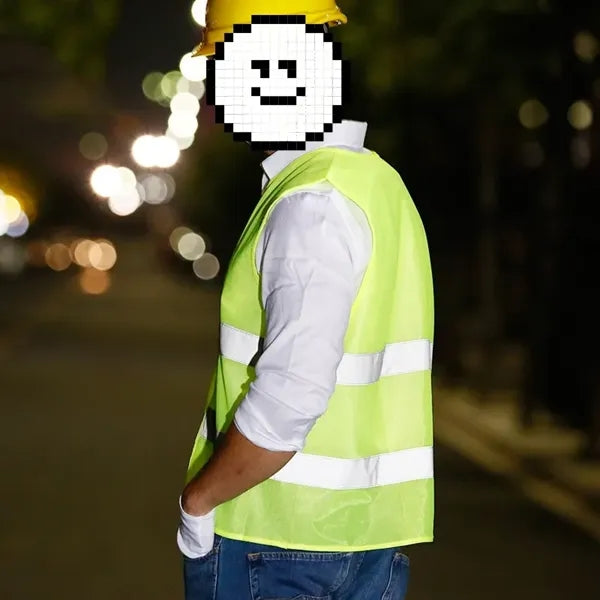 High Visibility Reflective Safety Vest One Size Fits Most