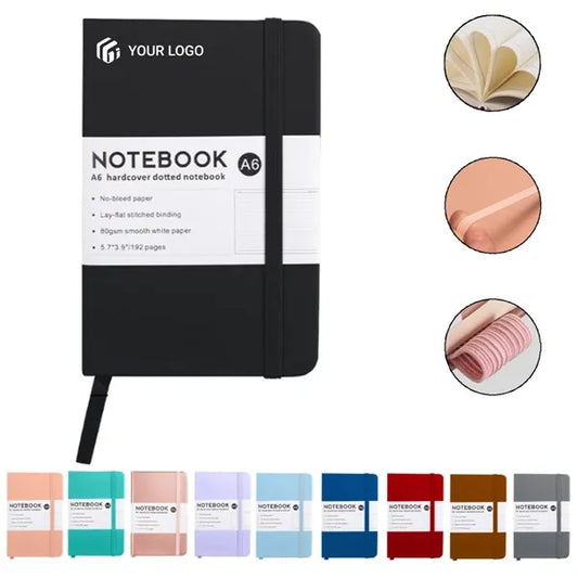 Portable customizable school office A6 journal notebook