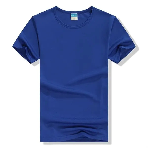 Quick-Dry Round Neck Printed T-Shirts