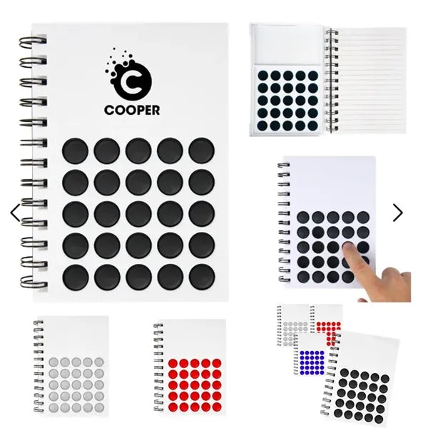 Silicone A5 Bubbles Pop-It Notebook