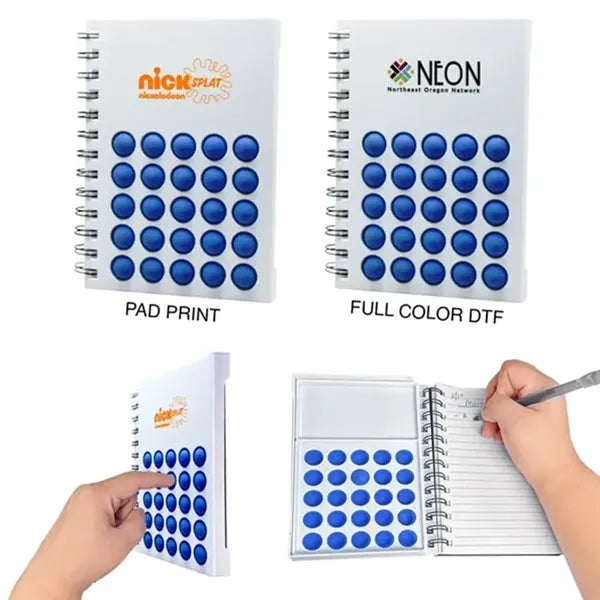 Silicone A5 Bubbles Pop-It Notebook